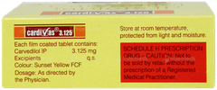 Cardivas 3.125 Tablet 15 Cardivas 3.125 Tablet 15