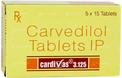 Cardivas 3.125 Tablet 15 Cardivas 3.125 Tablet 15