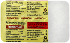 Cardivas 3.125 Tablet 15 Cardivas 3.125 Tablet 15