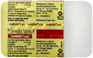 Cardivas 3.125 Tablet 15