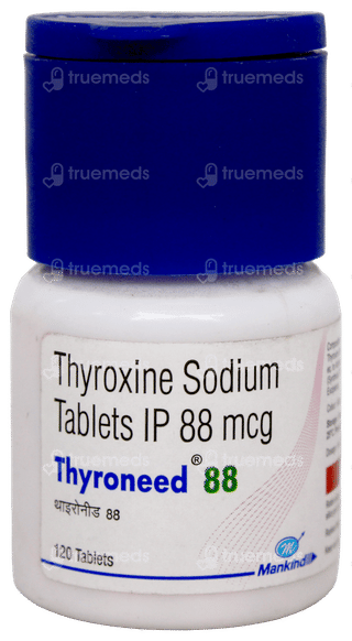 Thyroneed 88Mcg Tablet 120
