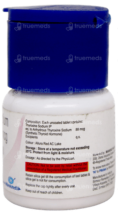 Thyroneed 88Mcg Tablet 120