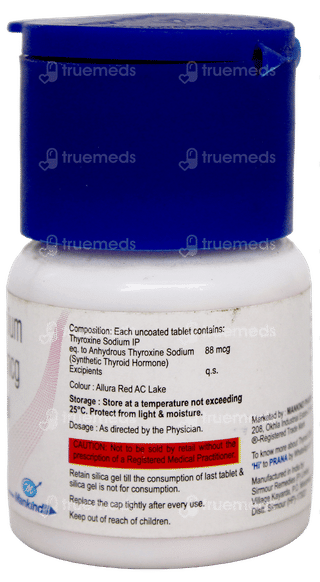 Thyroneed 88Mcg Tablet 120