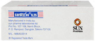 Cardivas 6.25 Tablet 15