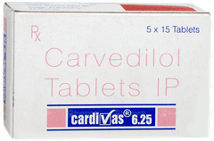 Cardivas 6.25 Tablet 15 Cardivas 6.25 Tablet 15