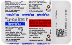 Cardivas 6.25 Tablet 15 Cardivas 6.25 Tablet 15