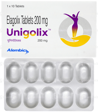 Unigolix 200mg Tablet 10