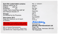 Unigolix 200mg Tablet 10