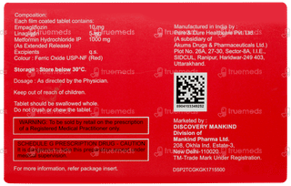 Dynaduo M 10/1000 Tablet 10