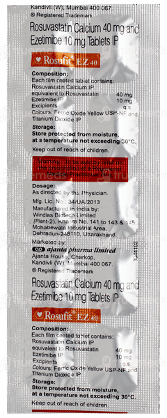 Rosufit Ez 40mg Tablet 10