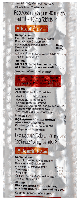 Rosufit Ez 40mg Tablet 10
