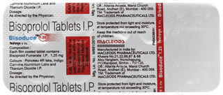 Bisoduce 1.25mg Tablet 10