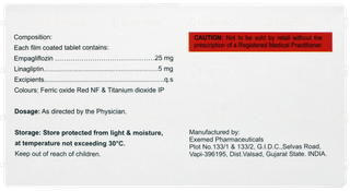 Empadoz L 25/5mg Tablet 10