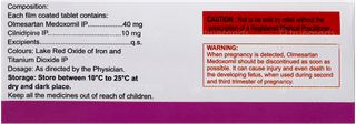 Olmin 40 Ln Tablet 15