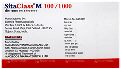 Sitaclass M 100Mg/1000Mg Tablet 10