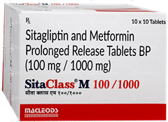Sitaclass M 100Mg/1000Mg Tablet 10
