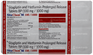 Sitaclass M 100Mg/1000Mg Tablet 10