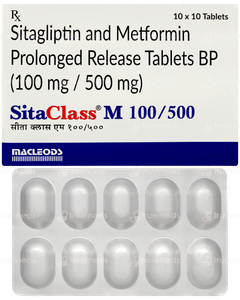 Sitaclass M 100/500 Tablet 10