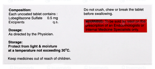 Lobelong 0.5Mg Tablet 10