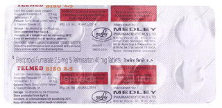 Telmed Biso 2.5Mg/40Mg Tablet 10