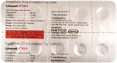 Linanat E 25/5mg Tablet 10 Linanat E 25/5mg Tablet 10