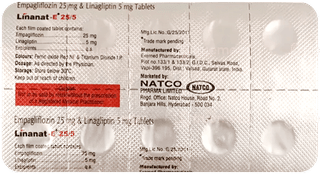 Linanat E 25/5mg Tablet 10