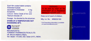 Elobetra 5 Tablet 10