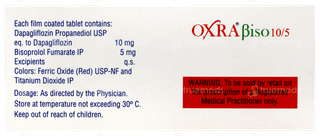 Oxra Biso 10/5mg Tablet 10