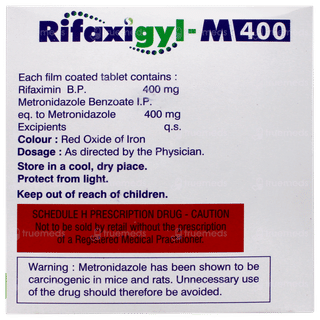 Rifaxigyl M 400 Tablet 10