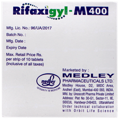 Rifaxigyl M 400 Tablet 10