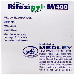Rifaxigyl M 400 Tablet 10