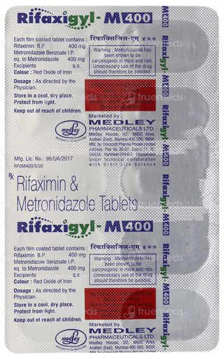 Rifaxigyl M 400 Tablet 10