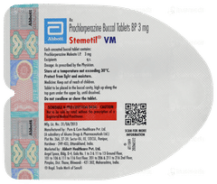 Stemetil Vm 3mg Tablet 15