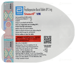 Stemetil Vm 3mg Tablet 15