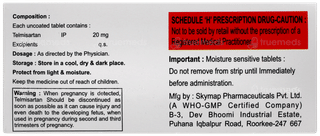 Telmevas 20 Tablet 10