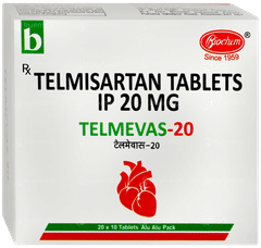 Telmevas 20 Tablet 10
