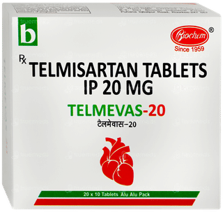 Telmevas 20 Tablet 10