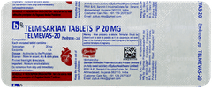 Telmevas 20 Tablet 10