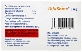 Tofashine 5mg Tablet 15