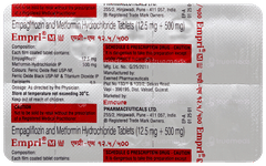 Empri M 12.5/500 Tablet 10 Empri M 12.5/500 Tablet 10