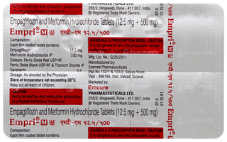 Empri M 12.5/500 Tablet 10