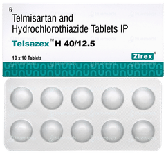 Telsazex H 40/12.5 Tablet 10