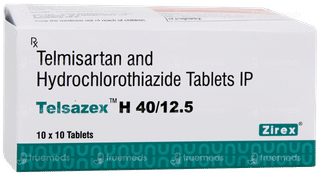 Telsazex H 40/12.5 Tablet 10