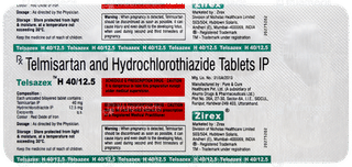 Telsazex H 40/12.5 Tablet 10
