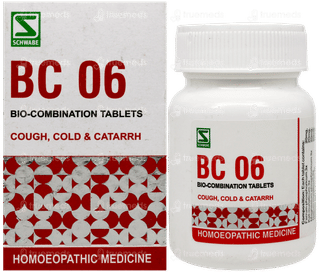 Dr Willmar Schwabe Bio Combination Bc 06 Tablet 25gm