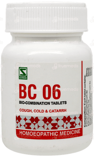 Dr Willmar Schwabe Bio Combination Bc 06 Tablet 25gm