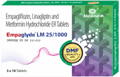 Empaglyde Lm 25/1000 Tablet 10