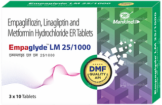 Empaglyde Lm 25/1000 Tablet 10