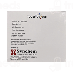 Tocef Cv 200 Tablet 10 Tocef Cv 200 Tablet 10