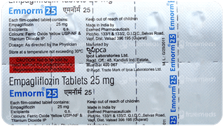 Emnorm 25Mg Tablet 10